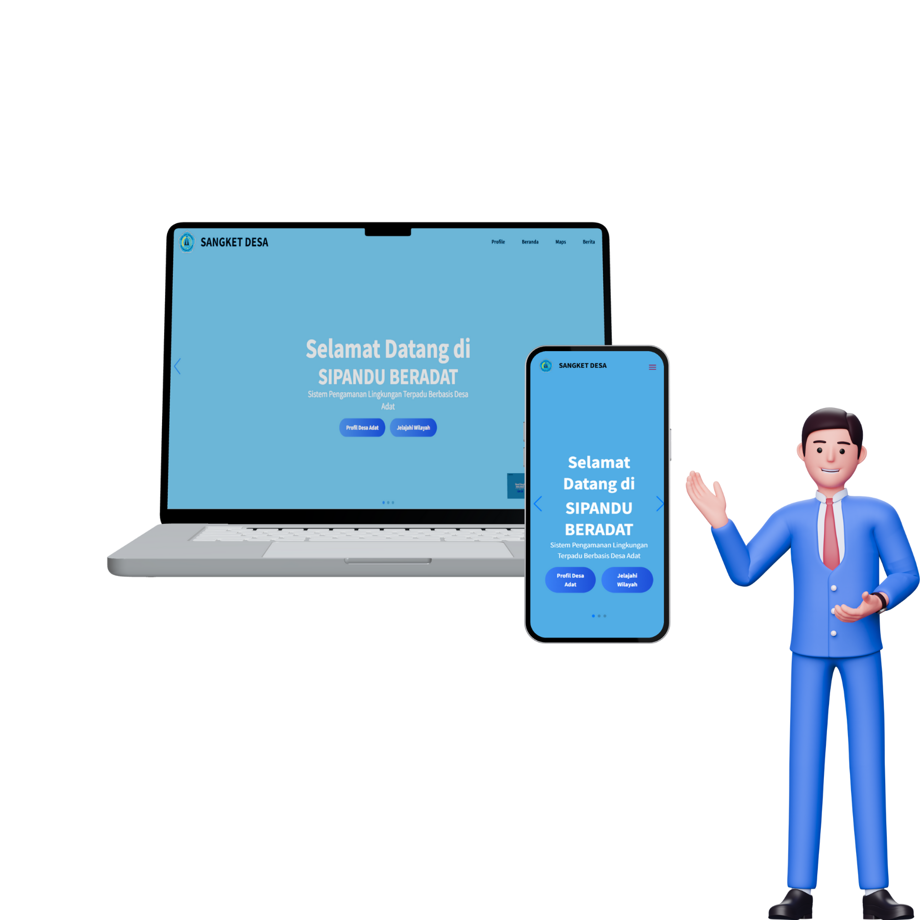 Lapor Diri Illustration